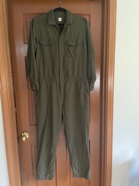 Gap Army Green Utility Coveralls/Flight Suit